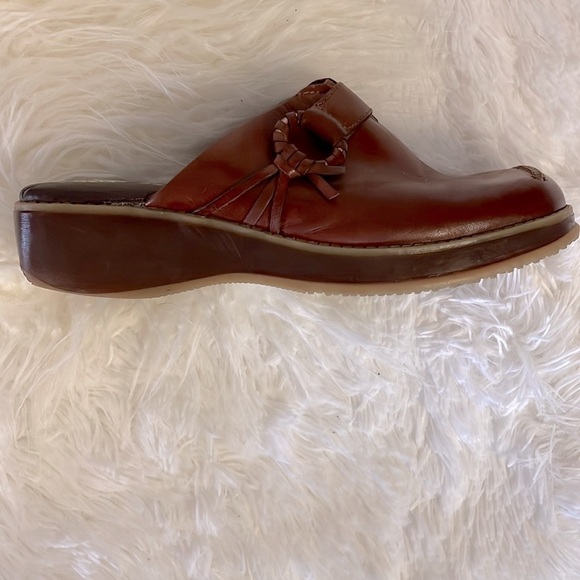 Earth Shoe leather Gelron Mules Sz 7 - Picture 5 of 5